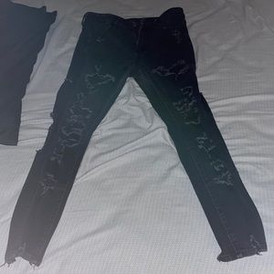 black american eagle jeans